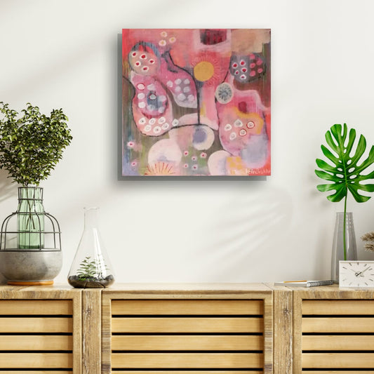 Origineel schilderij Lentebloesem