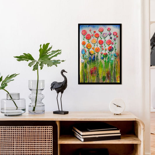 Origineel schilderij "Summergarden"