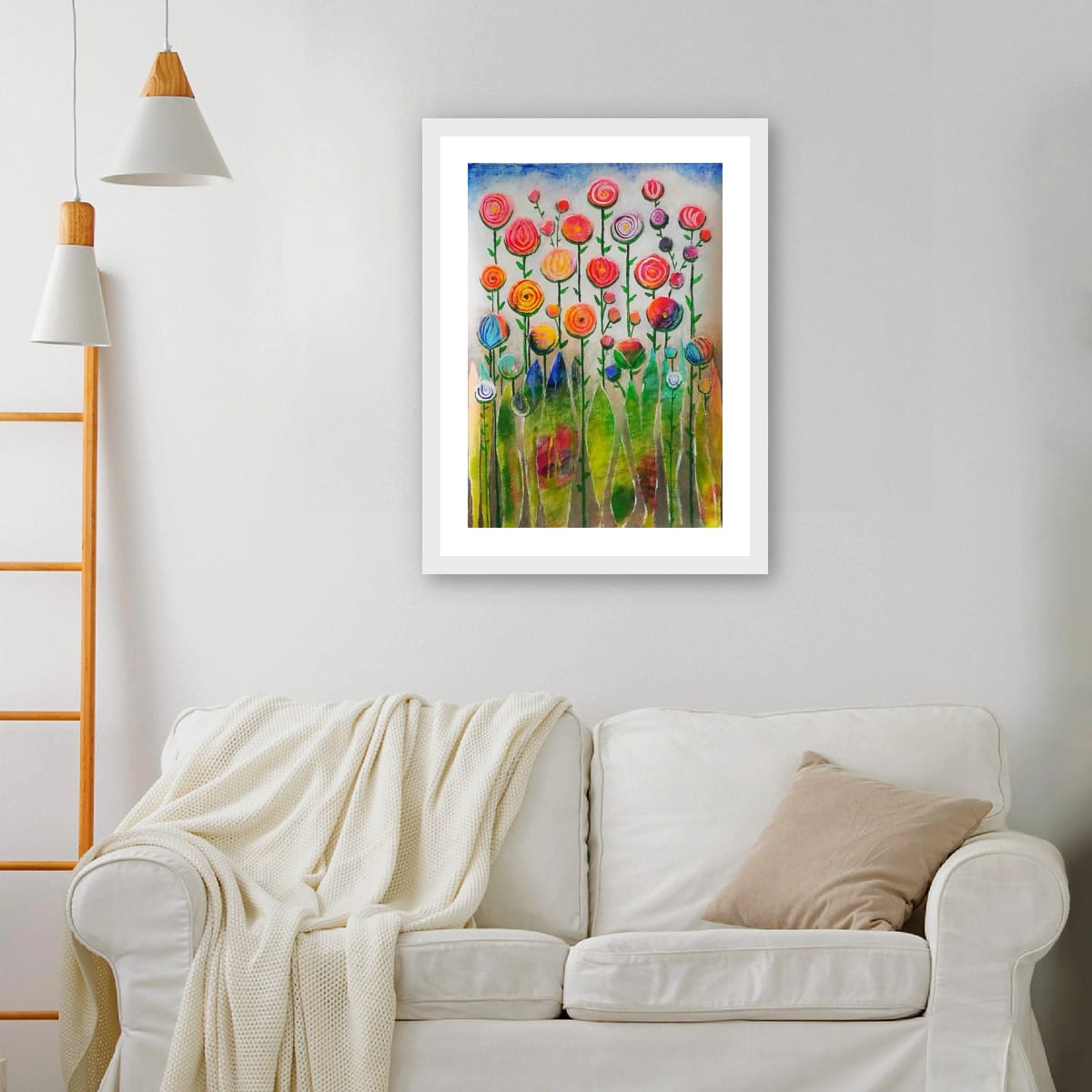 Origineel schilderij "Summergarden"