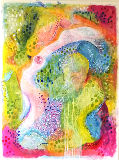 Origineel schilderij Colorful You