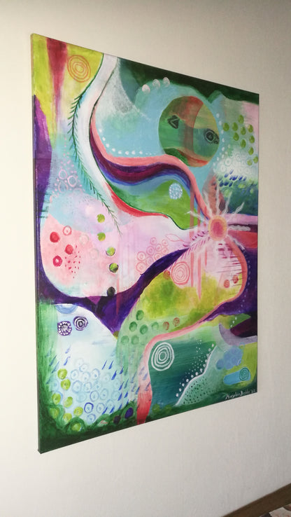 Origineel schilderij Moondance