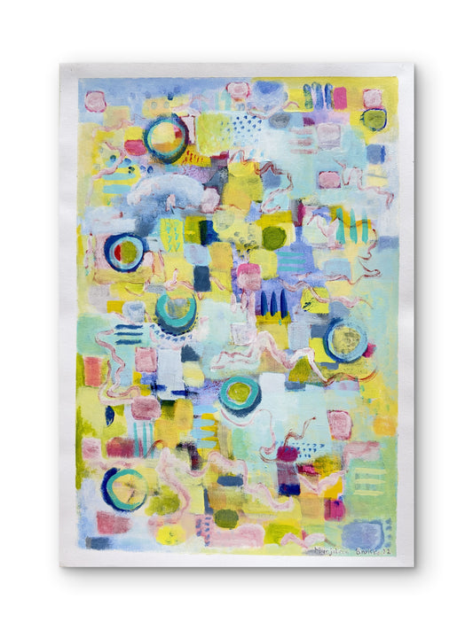 Origineel schilderij "I got lost here"
