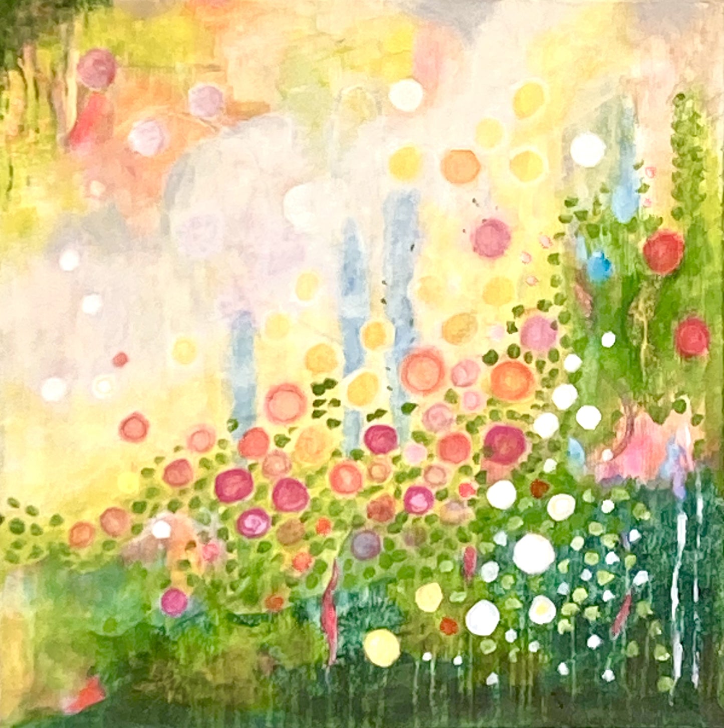 Origineel schilderij Inner Garden