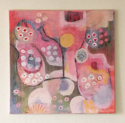 Origineel schilderij Lentebloesem