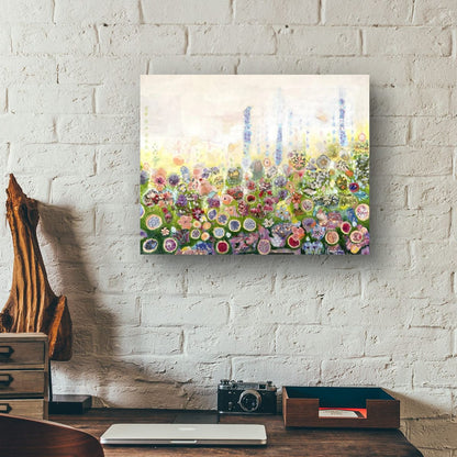 Origineel schilderij Misty Morning Meadow