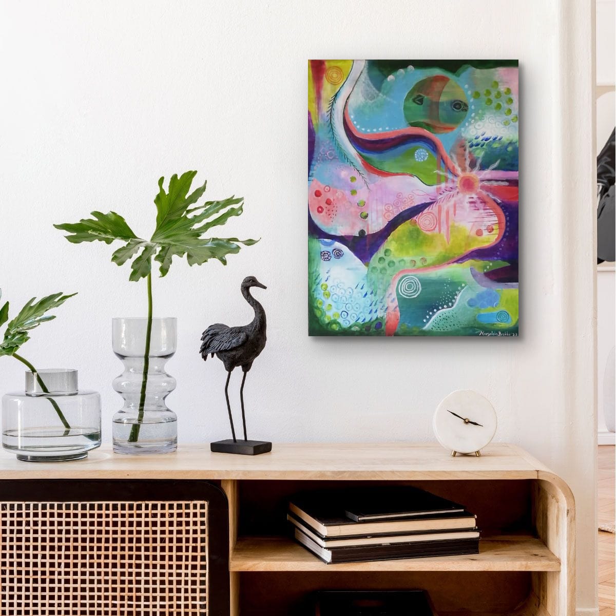 Origineel schilderij Moondance