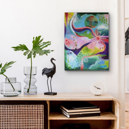 Origineel schilderij Moondance