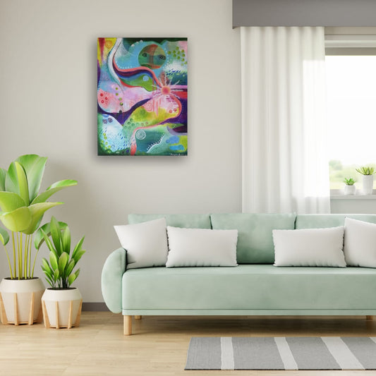 Origineel schilderij Moondance