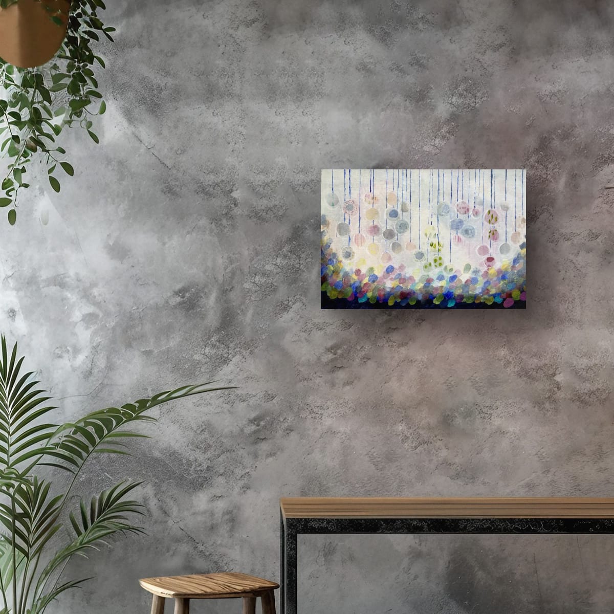 Origineel schilderij "Pretty party"