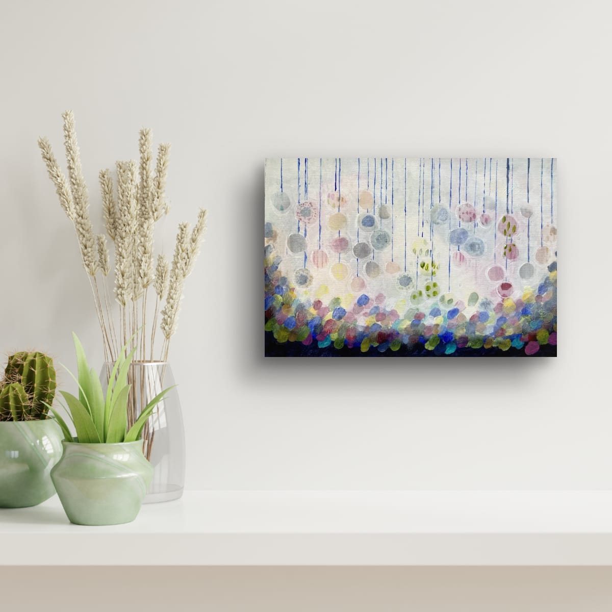 Origineel schilderij "Pretty party"