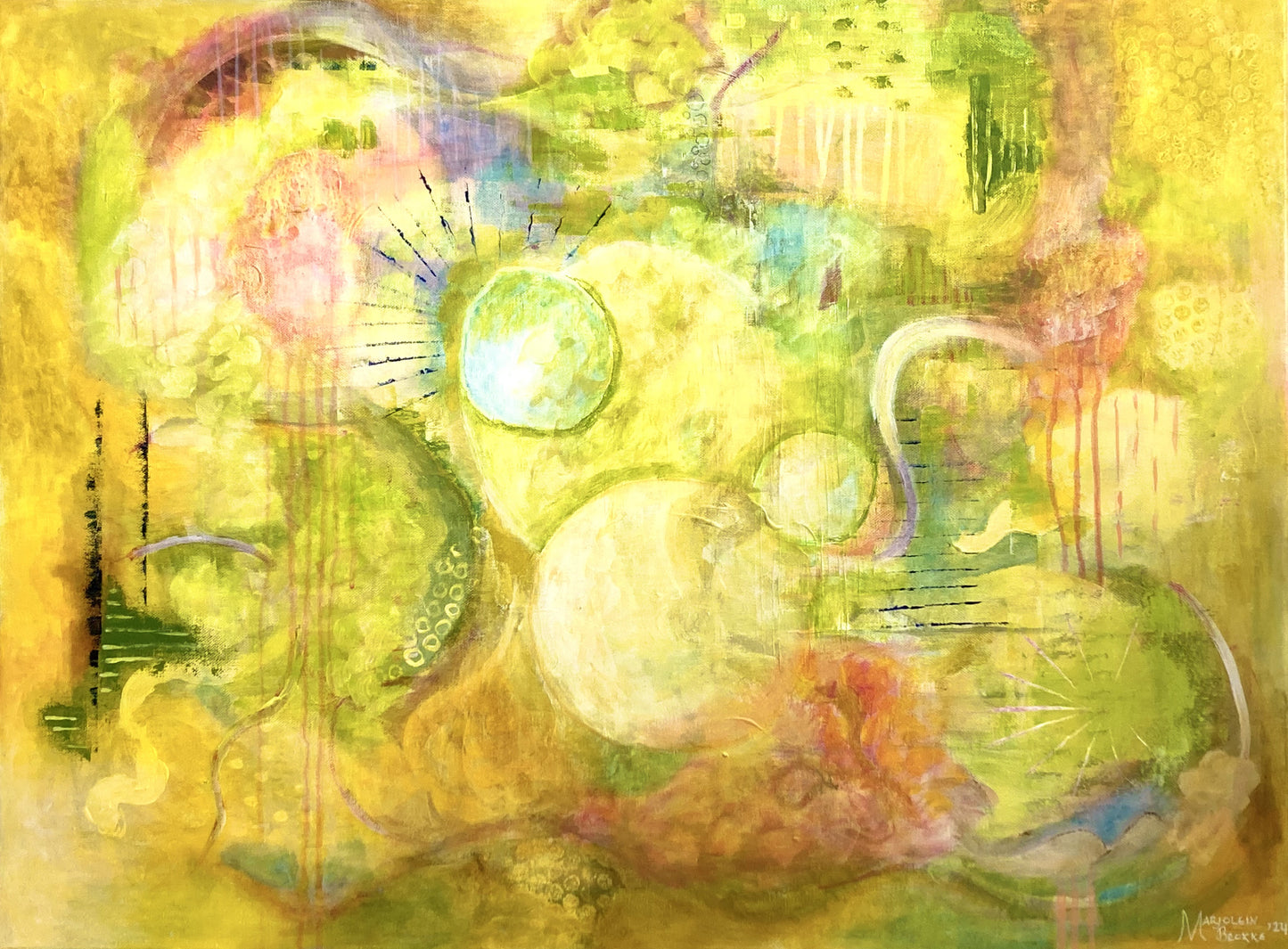 Origineel schilderij Spring Magic