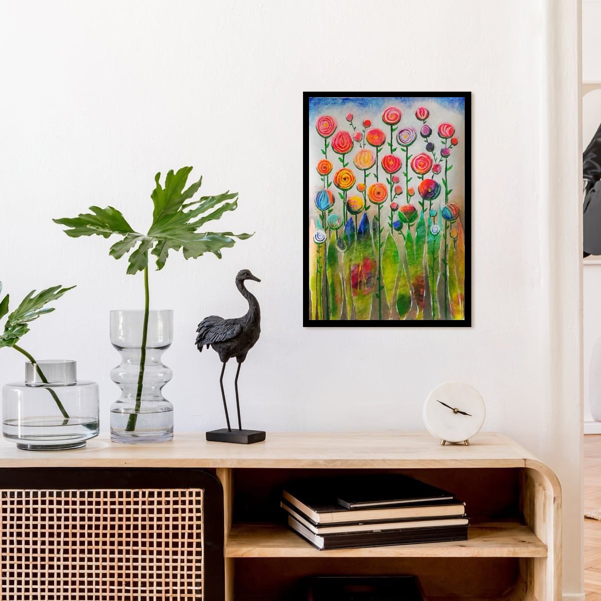 Origineel schilderij "Summergarden"