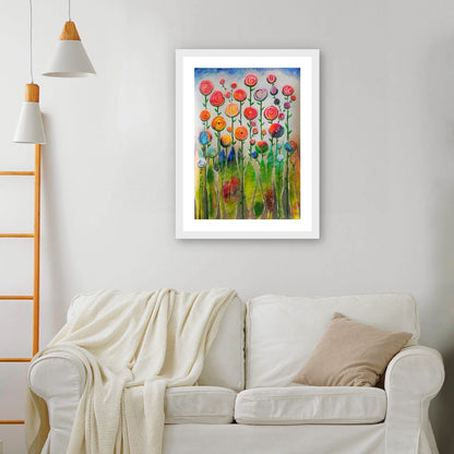 Origineel schilderij "Summergarden"