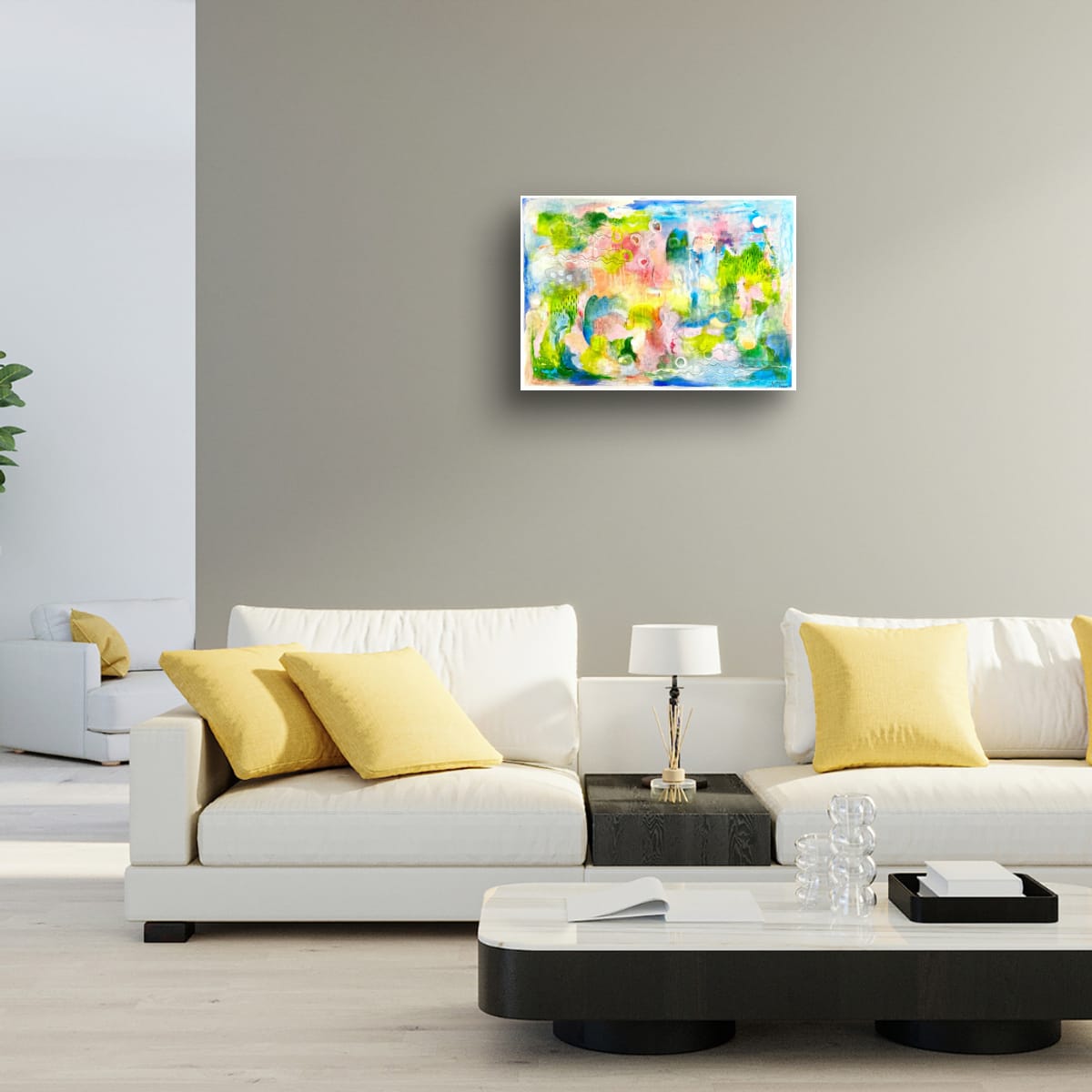 Origineel schilderij "What a beautiful day"