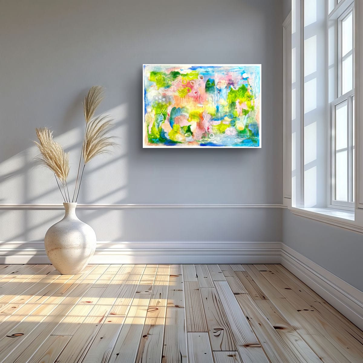 Origineel schilderij "What a beautiful day"