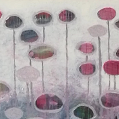 Origineel schilderij Wintertuin